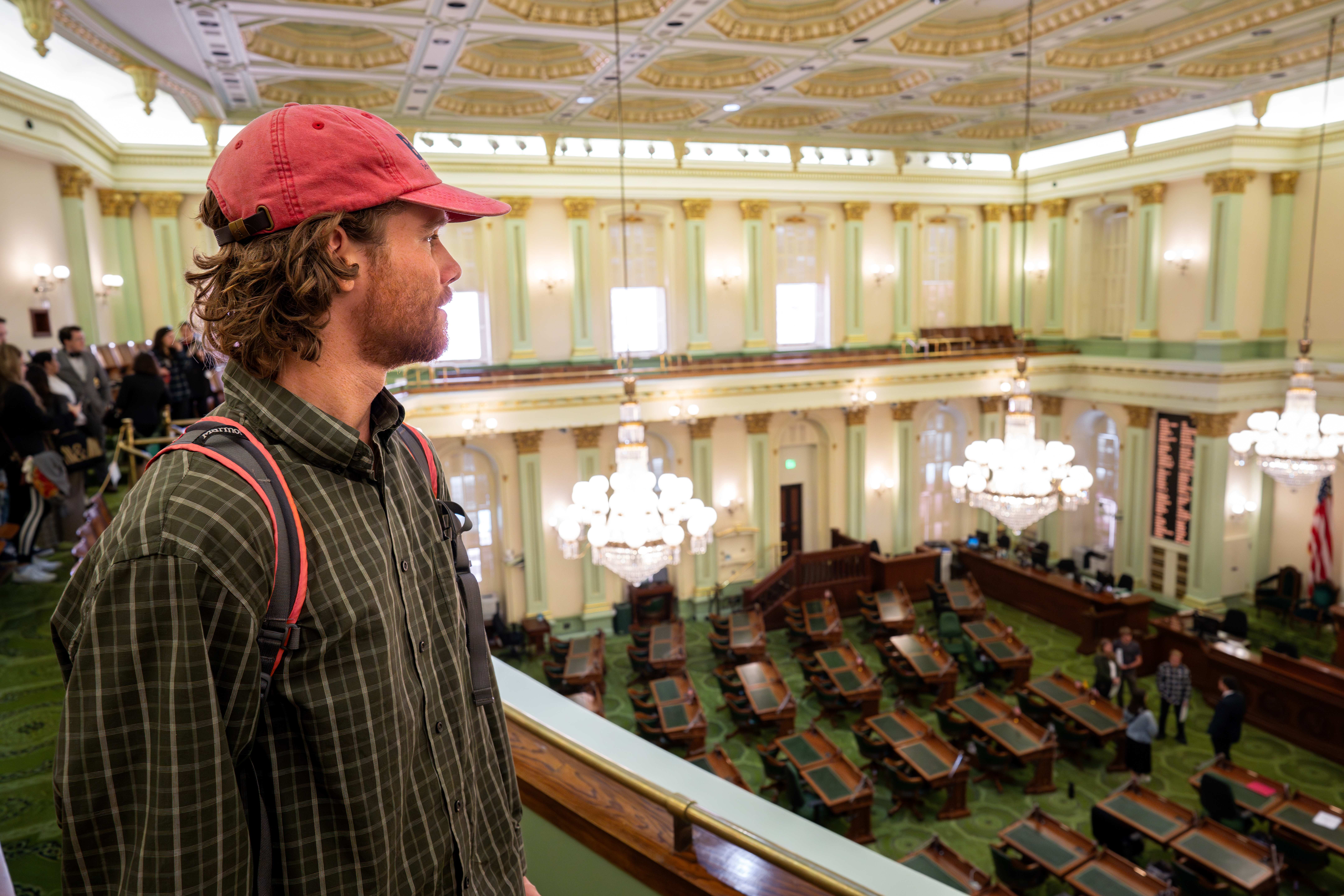 Future EPM student Sam Stromberg featured at the CA State Capitol