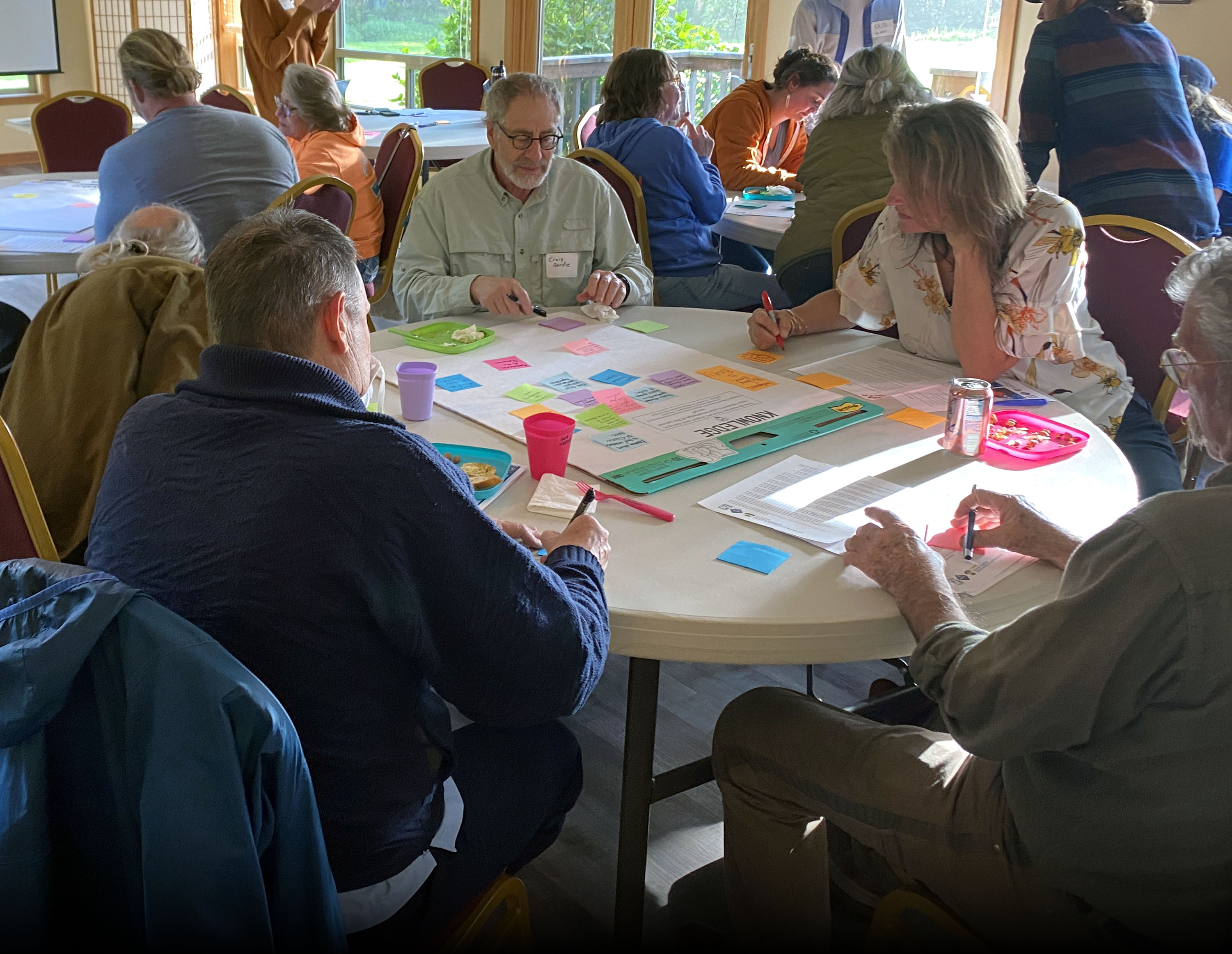 Focus groups to inform indicators were held near all five marine reserves in Oregon. Upper: Cape Falcon Focus Group. Lower: Cape Perpetua Focus Group.
