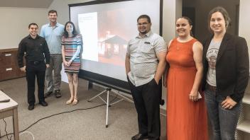 Students working with USDA Climate Hub
