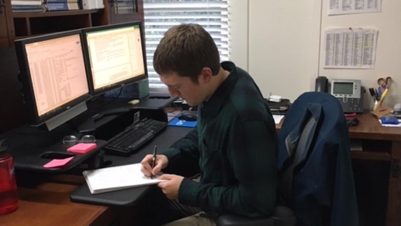 Environmental Policy & Management student Nick