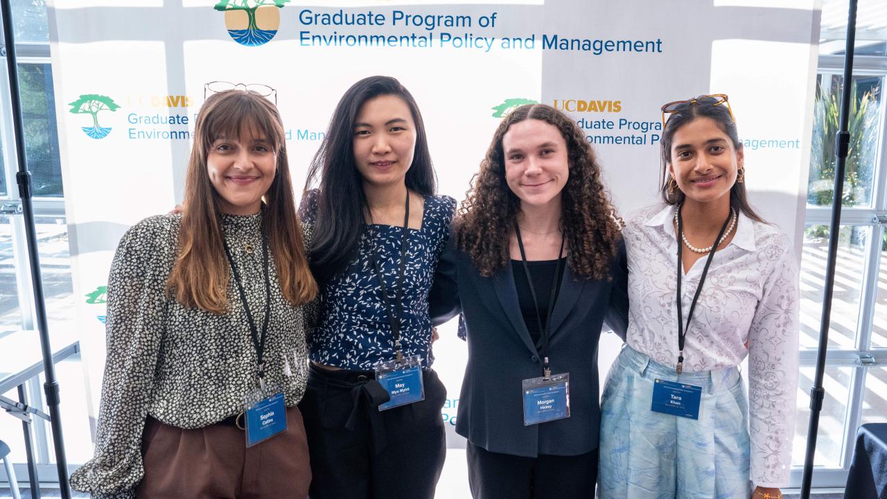 L-R: Sophia Collins, May Myo Myint, Morgan Hickey and Tara Khan