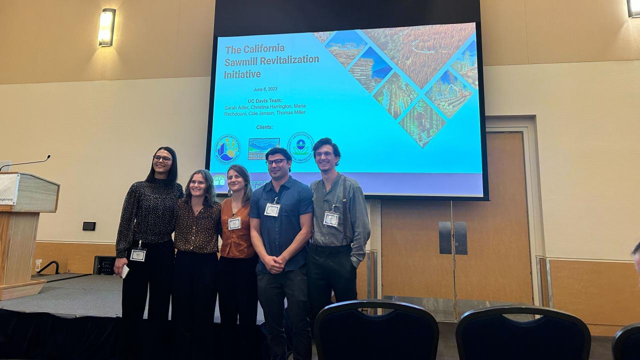 Maria Rechdouni, Thomas Miller, Christina Harrington, Cole Jenson and Sarah Adler featured at the EPM Policy Symposium