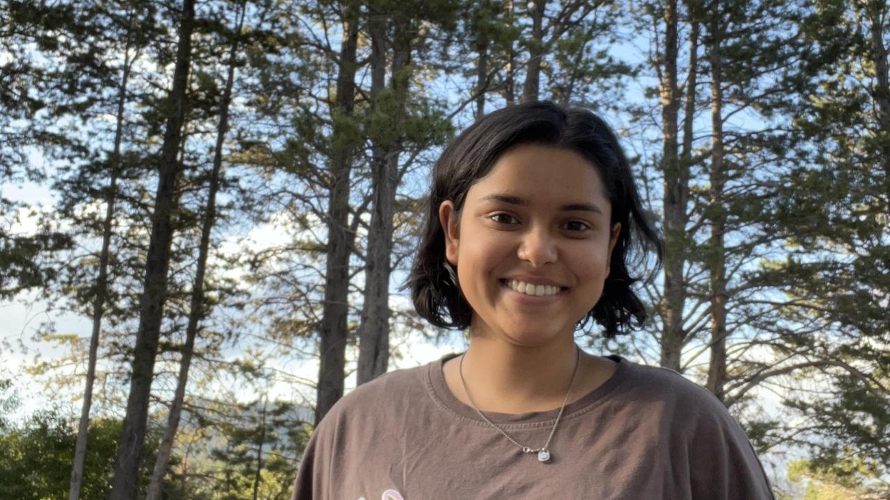 Ruchika Jaiswal featured with trees in the background