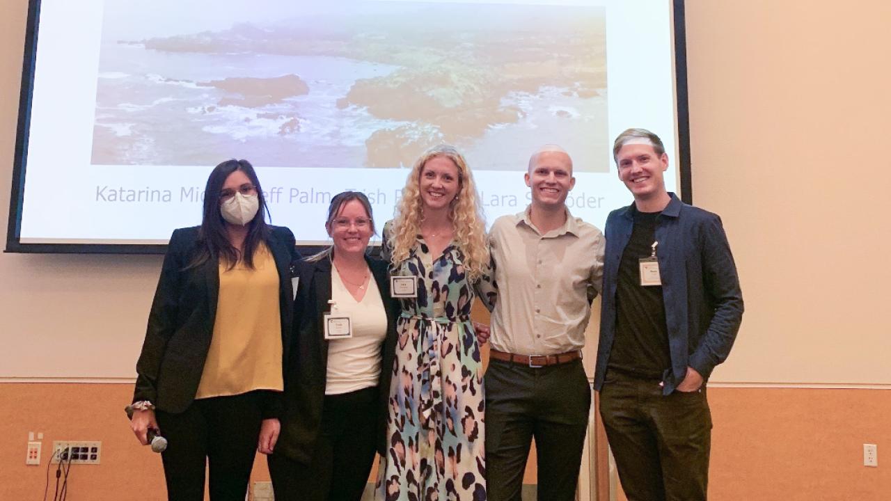 Katie Michel, Trish Reardon, Lara Schroder, Jeff Palm and Kevin Travis featured at our Symposium after their presentation.