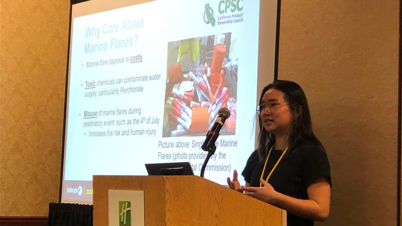 Yalin Li presenting