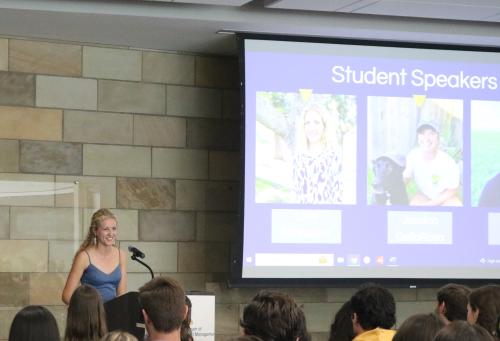 Lara Schroder at EPM graduation 2023