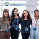 L-R: Sophia Collins, May Myo Myint, Morgan Hickey and Tara Khan