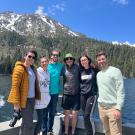 EPM students with client Jacob Stock at Lake Tahoe