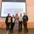 Katie Michel, Trish Reardon, Lara Schroder, Jeff Palm and Kevin Travis featured at our Symposium after their presentation.