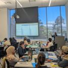 EPM alumna, Jess DellaRossa, facilitating a workshop as part of her job with the USDA California Climate Hub.